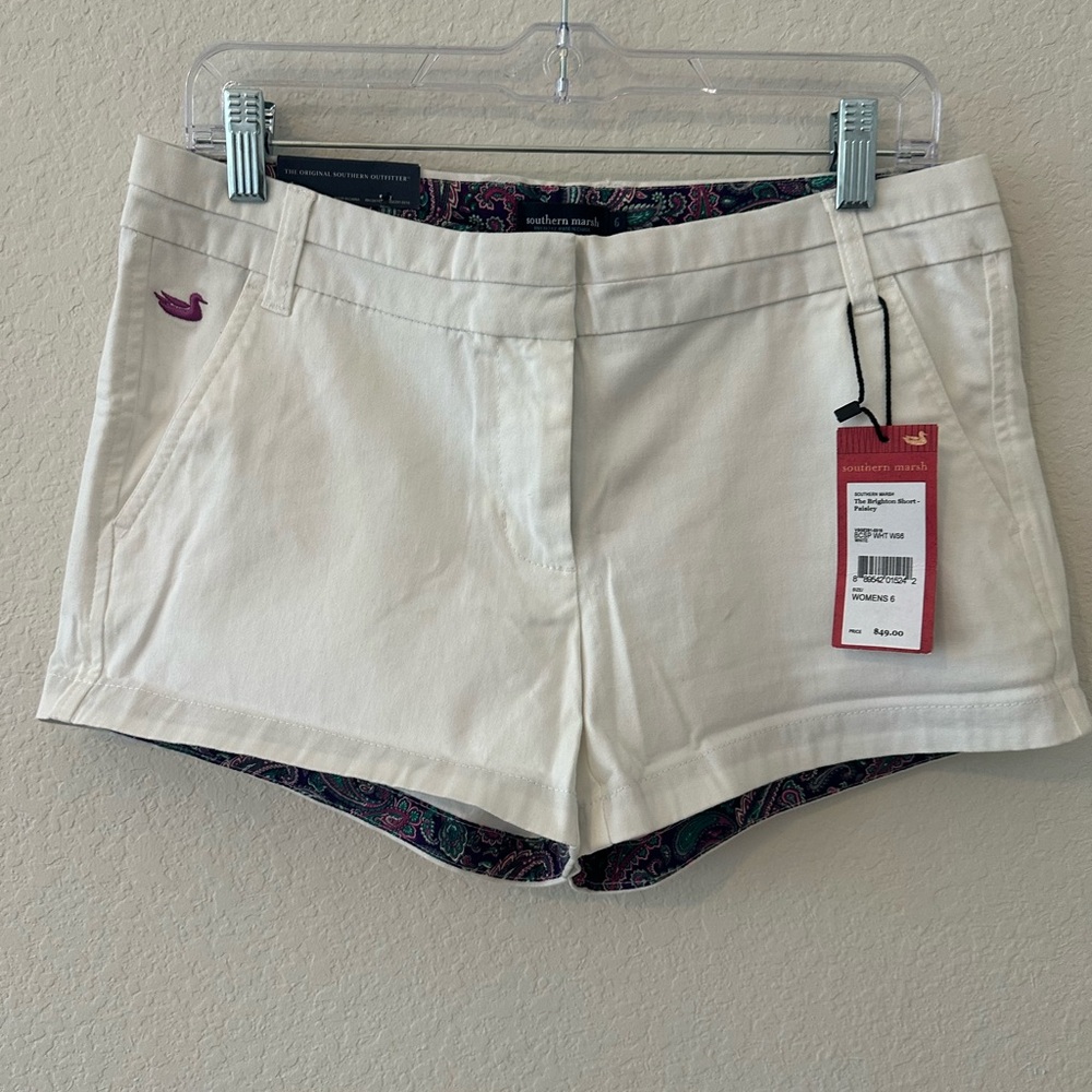 NWT Southern Marsh Brighton White 6 Women’s shorts - Picture 7 of 11